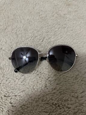 Chanel - Pantos Sunglasses - Silver Gray - Chanel Eyewear